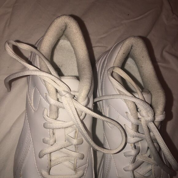 Reebok Womens Walk DMX Max All White Running Shoes Sneakers Size 5.5 OG Style - Picture 4 of 11